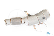 DCE Parts - B58 Downpipe - G05 LCI X5 G06 LCI X6 G07 LCI X7 40i 50e G70 M760eX G09 XM 50e - BMW B58 GEN 3 / B58TU2
