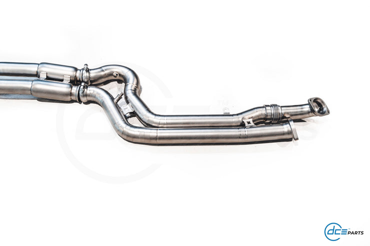 DCE Parts - BMW G80 G81 M3 G82 M4 Equal Length & X-Pipe Midpipe Hybrid Titanium Catback Valved Exhaust