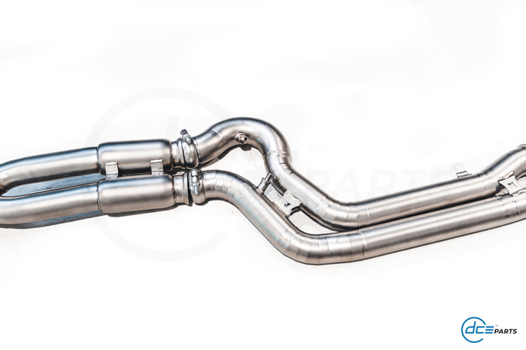 DCE Parts - BMW G80 G81 M3 G82 M4 Equal Length & X-Pipe Midpipe Hybrid Titanium Catback Valved Exhaust