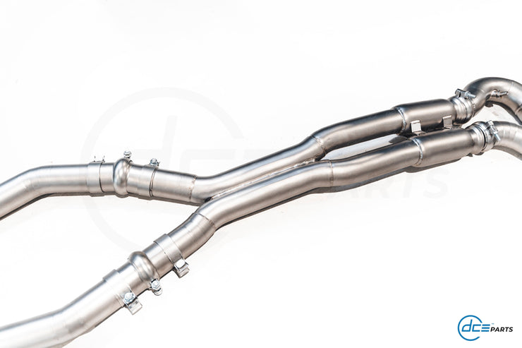 DCE Parts - BMW G80 G81 M3 G82 M4 Equal Length & X-Pipe Midpipe Hybrid Titanium Catback Valved Exhaust