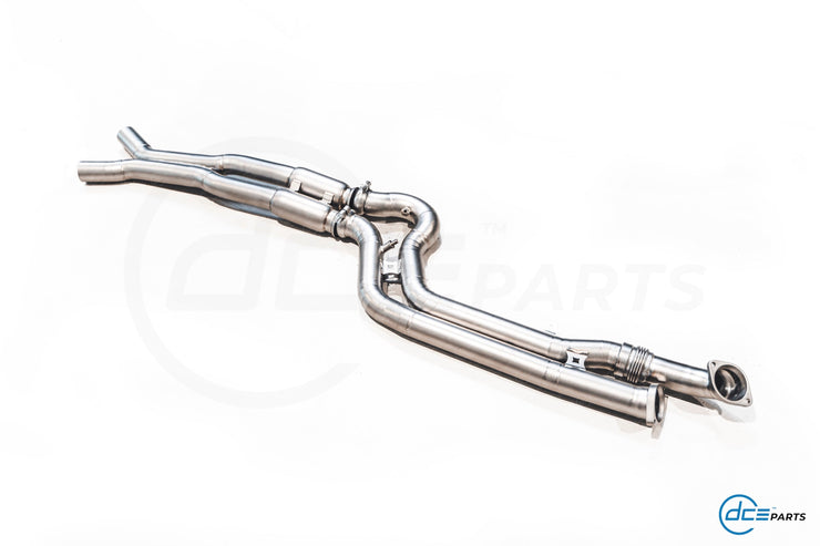 DCE Parts - BMW G80 G81 M3 G82 M4 Equal Length & X-Pipe Midpipe Hybrid Titanium Catback Valved Exhaust