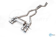 DCE Parts - BMW G80 G81 M3 G82 M4 Equal Length & X-Pipe Midpipe Hybrid Titanium Catback Valved Exhaust