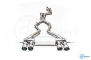 DCE Parts - BMW G80 G81 M3 G82 M4 Equal Length & X-Pipe Midpipe Hybrid Titanium Catback Valved Exhaust
