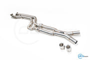 DCE Parts BMW S58 G80 M3 G81 M3 G82 M4 G83 M4 High Flow Equal Length X-Pipe Hybrid Midpipe