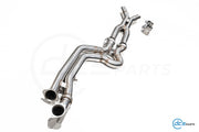 DCE Parts BMW S58 G87 M2 High Flow Equal Length X-Pipe Hybrid Midpipe