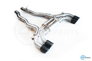 DCE Parts - BMW G90 M5 G99 M5 Stainless Steel - Titanium Catback Axleback Valved Exhaust - 3.5 Inch | 90mm Midpipe