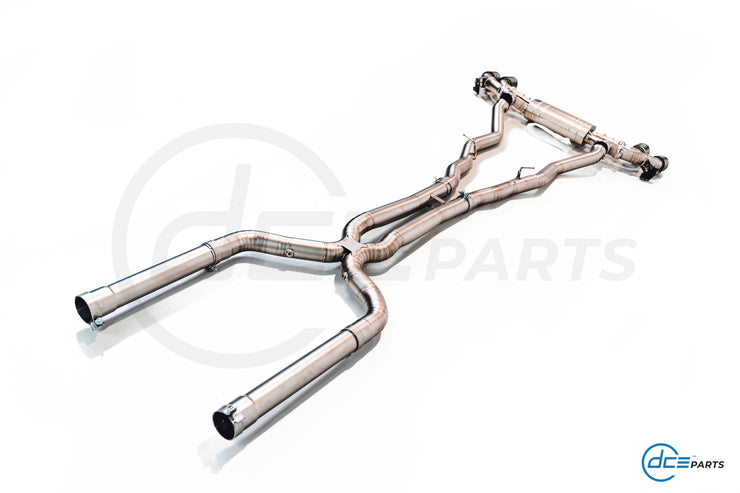 DCE Parts - BMW M8 F91 Convertible F92 Coupe Titanium Catback Axleback Valvetronic Exhaust