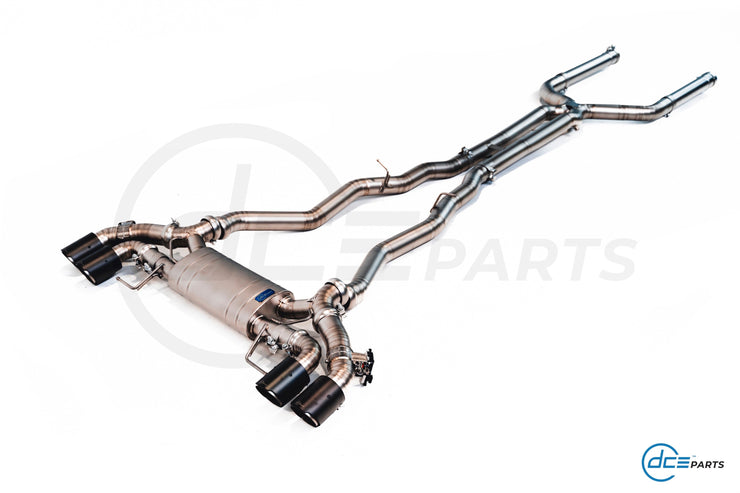 DCE Parts - BMW M8 F91 Convertible F92 Coupe Titanium Catback Axleback Valvetronic Exhaust