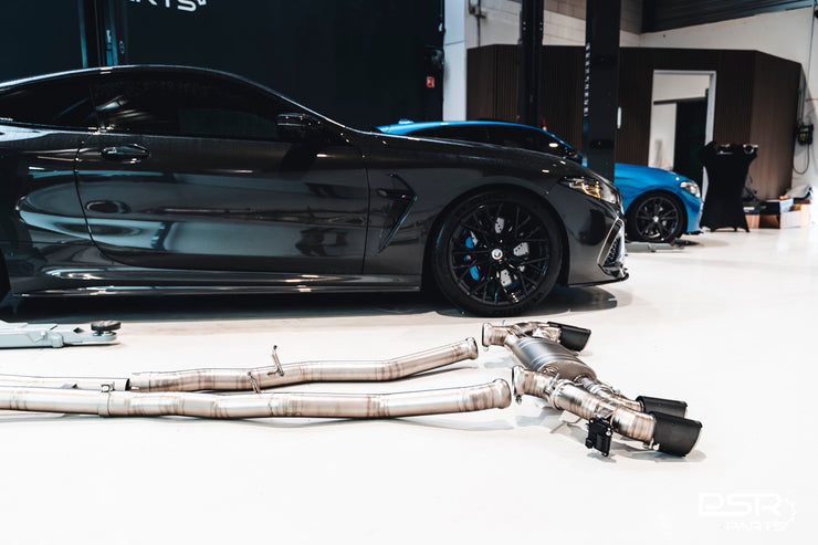 DCE Parts - BMW M8 F91 Convertible F92 Coupe Titanium Catback Axleback Valvetronic Exhaust