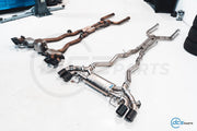 DCE Parts - BMW M8 F91 Convertible F92 Coupe Titanium Catback Axleback Valvetronic Exhaust