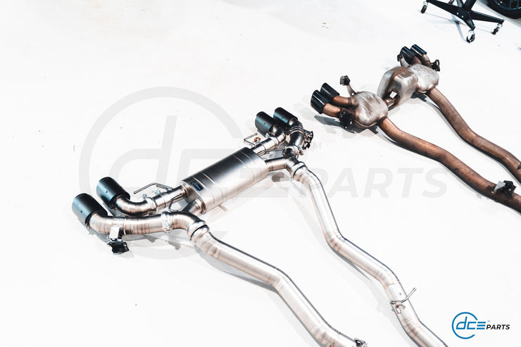 DCE Parts - BMW M5 F90 Titanium Catback Axleback Valvetronic Exhaust