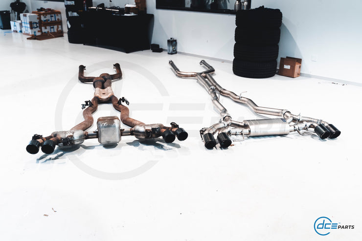 DCE Parts - BMW M5 F90 Titanium Catback Axleback Valvetronic Exhaust