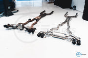 DCE Parts - BMW M8 F91 Convertible F92 Coupe Titanium Catback Axleback Valvetronic Exhaust