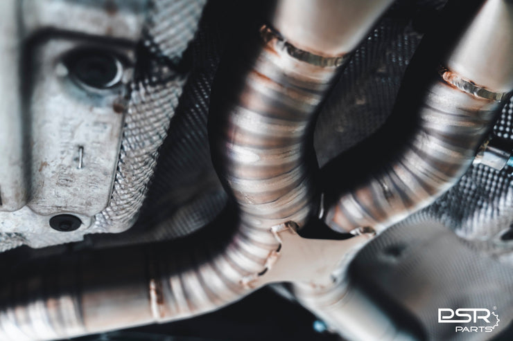 DCE Parts - BMW M8 F91 Convertible F92 Coupe Titanium Catback Axleback Valvetronic Exhaust