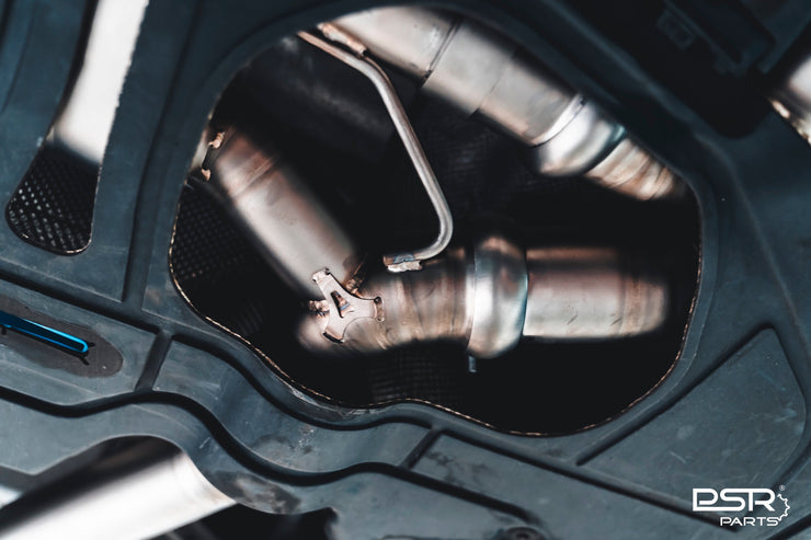 DCE Parts - BMW M8 F91 Convertible F92 Coupe Titanium Catback Axleback Valvetronic Exhaust