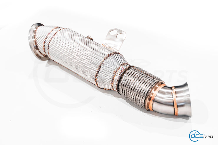 DCE Parts - B58 Downpipe - G01 X3 G02 X4 M40i G05 X5 G06 X6 G07 X7 40i SUV (OPF & V-Band Flange Type)