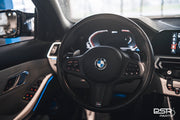 BMW Pre-Preg Carbon Fibre Steering Wheel Trim for BMW M Sport Steering Wheel (F40 F44 G20 G21 G22 G23 G26 G80 G82 G42 G30 G31 F90)