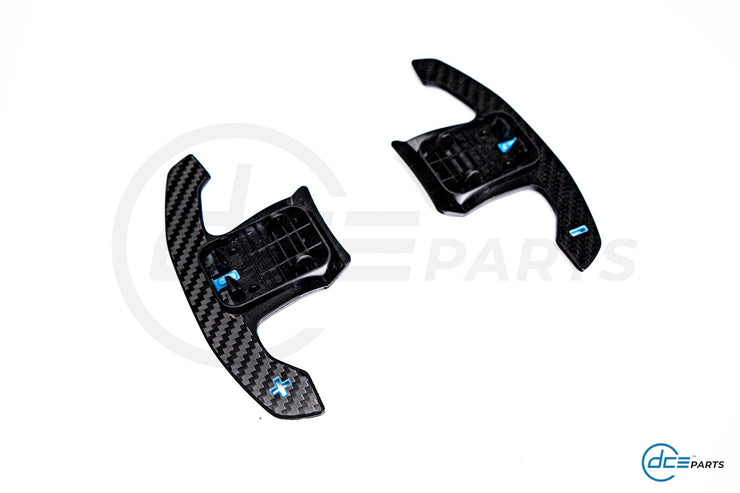 DCE Parts - BMW/MINI F & G-Series Shifter Paddles Blue (F30 F32 F33 F80 F82 F87 - F40 F44 G20 G21 G22 G23 G26 G80 G82 G42 G30 G31 F90)