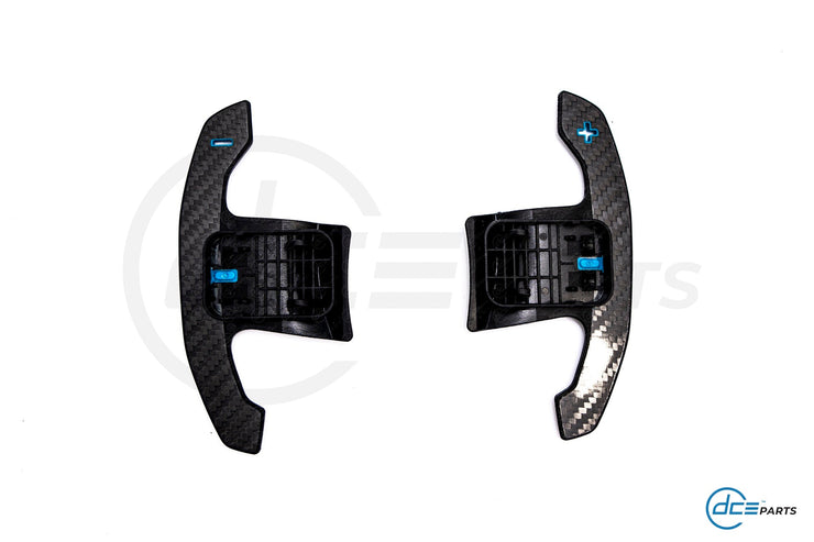 DCE Parts - BMW/MINI F & G-Series Shifter Paddles Blue (F30 F32 F33 F80 F82 F87 - F40 F44 G20 G21 G22 G23 G26 G80 G82 G42 G30 G31 F90)