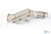 DCE Parts - B48 Downpipe - F & G Chassis - BMW 120I, 125I, 220I, 230I, 320I, 330E, 330I, 420I, 430I, 520I, 530I, 530E, 630I, 730I, 740E, X3 X4 20I 30I & XDRIVE, Supra A90 B48 - (OPF & V-Band Flange Type)