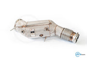 DCE Parts - B48 Downpipe - F & G Chassis - BMW 120I, 125I, 220I, 230I, 320I, 330E, 330I, 420I, 430I, 520I, 530I, 530E, 630I, 730I, 740E, X3 X4 20I 30I & XDRIVE, Supra A90 B48 - (OPF & V-Band Flange Type)
