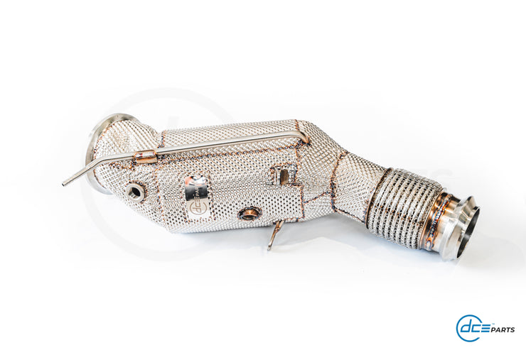 DCE Parts - B48 Downpipe - F & G Chassis - BMW 120I, 125I, 220I, 230I, 320I, 330E, 330I, 420I, 430I, 520I, 530I, 530E, 630I, 730I, 740E, X3 X4 20I 30I & XDRIVE, Supra A90 B48 - (OPF & V-Band Flange Type)
