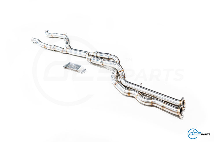 DCE Parts - BMW F80 M3 F82 M4 Equal Length & Single Midpipe Hybrid Titanium Catback Valved Exhaust