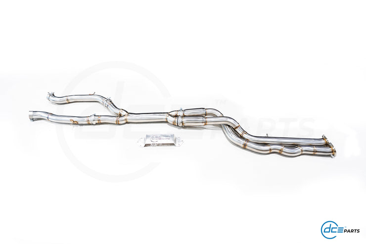 DCE Parts - BMW F80 M3 F82 M4 Equal Length & Single Midpipe Hybrid Titanium Catback Valved Exhaust