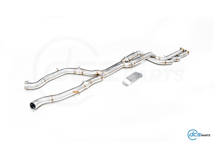 DCE Parts - BMW F80 M3 F82 M4 Equal Length & Single Midpipe Hybrid Titanium Catback Valved Exhaust