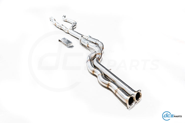 DCE Parts - BMW F80 M3 F82 M4 Equal Length & Single Midpipe Hybrid Titanium Catback Valved Exhaust