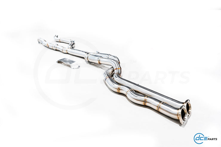 DCE Parts - BMW F80 M3 F82 M4 Equal Length & Single Midpipe Hybrid Titanium Catback Valved Exhaust