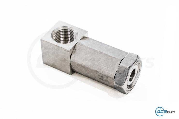 DCE Parts Lambda O2 Spacer with 400 CPI Mini Catalytic converter