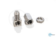 DCE Parts Lambda O2 Spacer with 400 CPI Mini Catalytic converter
