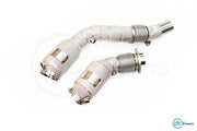 DCE Parts -  BMW S55B30 / S55 M3 F80 / M4 F82 F83 / M2 F87 - Catless / Catlook / High Flow Cat Downpipe