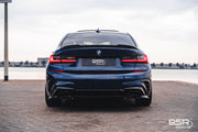 DCE Parts - Gloss Black Rear 4 Piece DCE Parts Diffuser - Quad Tips Style - Pre-LCI (2019+, G20 G21)