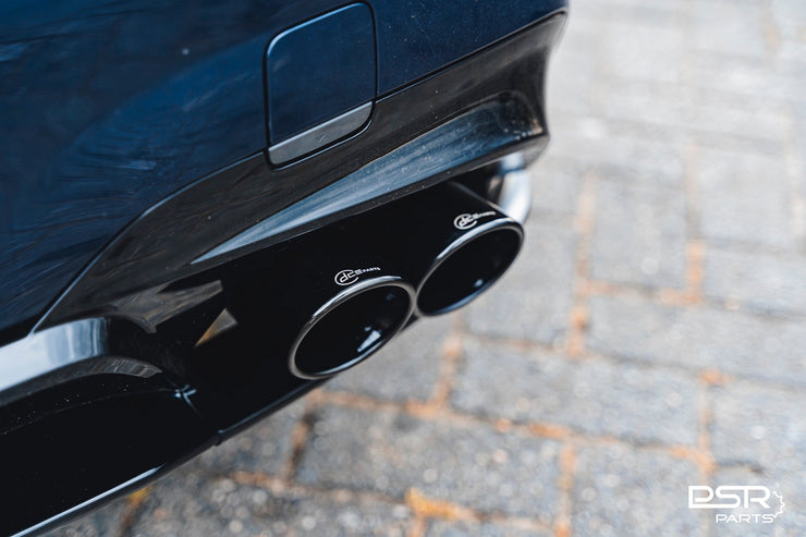 DCE Parts - Gloss Black Rear 4 Piece DCE Parts Diffuser - Quad Tips Style - Pre-LCI (2019+, G20 G21)