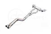 DCE Parts - BMW F97 X3M F98 X3M Single Pipe Midpipe Hybrid Titanium Catback Valved Exhaust