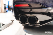 Gloss Black Rear M-Performance Look Diffuser for BMW G30 - M550i / 540i Performance Style with Larger Outlets