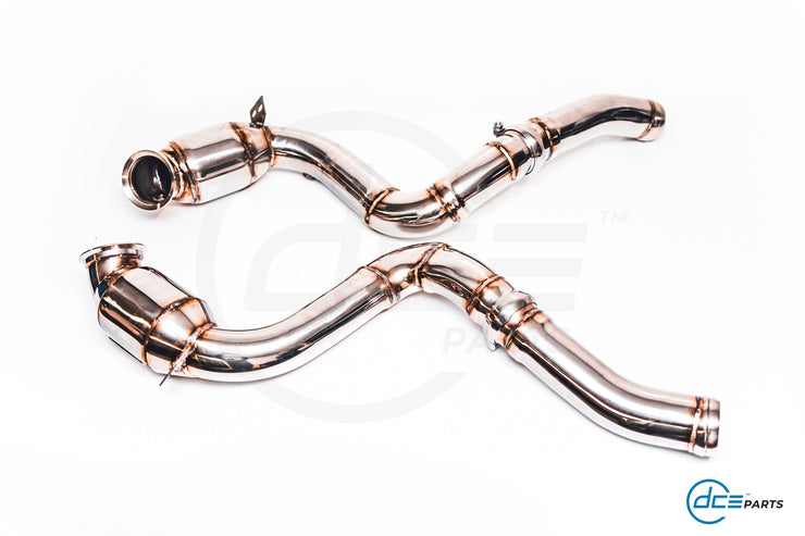 DCE Parts - Mercedes-Benz W205 C63 AMG 4.0L Catless / High Flow Cat Downpipe