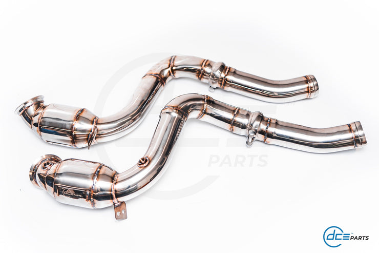 DCE Parts - Mercedes-Benz W205 C63 AMG 4.0L Catless / High Flow Cat Downpipe