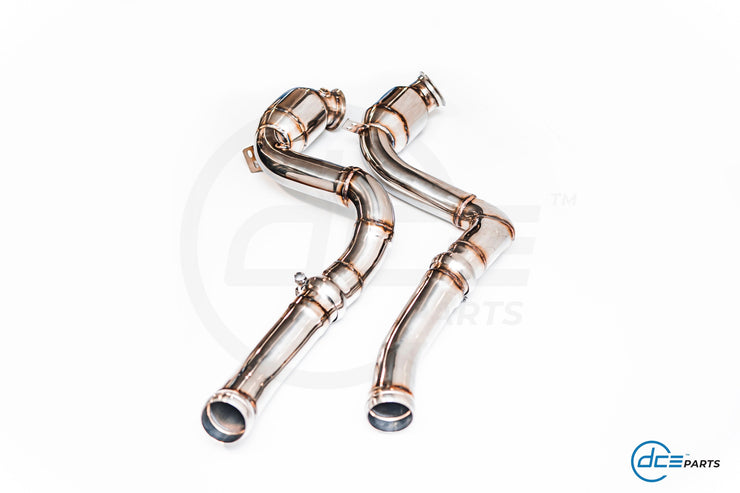 DCE Parts - Mercedes-Benz W205 C63 AMG 4.0L Catless / High Flow Cat Downpipe