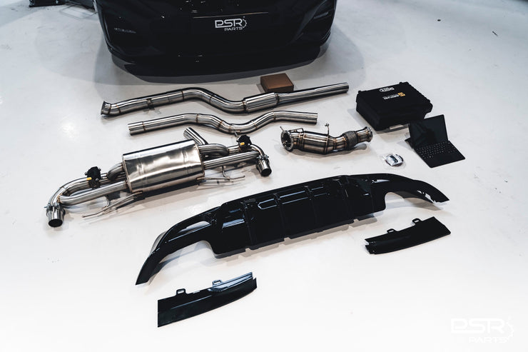 DCE Parts - BMW G20 G21 320e 330e Catback Axleback Slip On Valvetronic Exhaust Rear Muffler