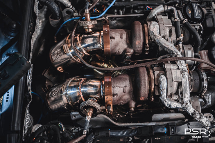 DCE Parts - Mercedes-Benz W205 C63 AMG 4.0L Catless / High Flow Cat Downpipe