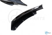 DCE Parts - Splitter Flaps for M-Sport Front Bumper BMW E90 E91 LCI - Gloss Black