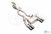 DCE Parts - BMW F80 M3 F82 M4 Equal Length & Single Midpipe Hybrid Titanium Catback Valved Exhaust