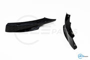 DCE Parts - Splitter Flaps for M-Sport Front Bumper BMW E90 E91 LCI - Gloss Black