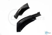 DCE Parts - Splitter Flaps for M-Sport Front Bumper BMW E90 E91 LCI - Gloss Black
