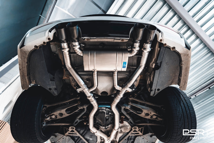 DCE Parts - BMW F80 M3 F82 M4 Equal Length & Single Midpipe Hybrid Titanium Catback Valved Exhaust