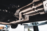 DCE Parts - BMW F80 M3 F82 M4 Equal Length & Single Midpipe Hybrid Titanium Catback Valved Exhaust