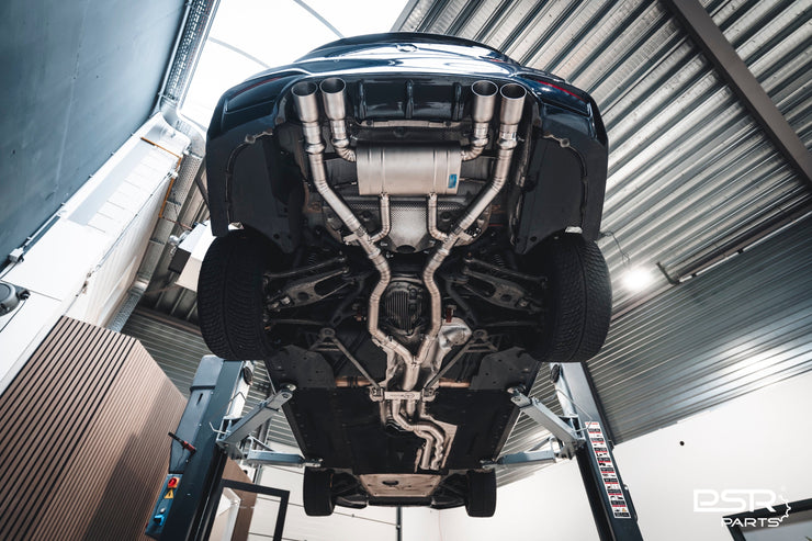 DCE Parts - BMW F80 M3 F82 M4 Equal Length & Single Midpipe Hybrid Titanium Catback Valved Exhaust